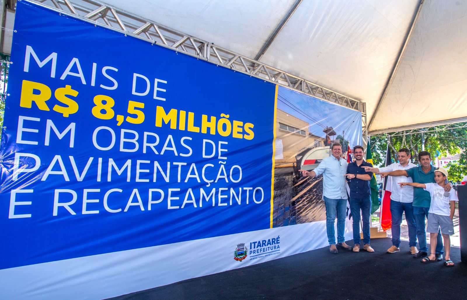 Prefeito de Itararé (SP) entrega mais de R$ 8,5 milhões em obras de pavimentação