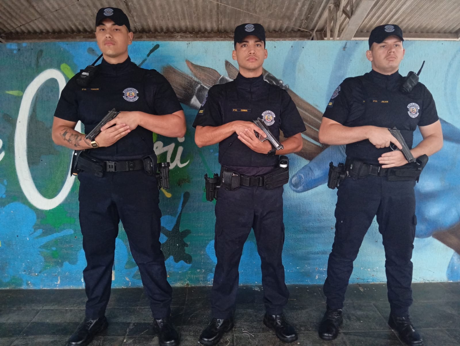 Novo pelotão da GCM inicia trabalho armado em Itararé (SP)