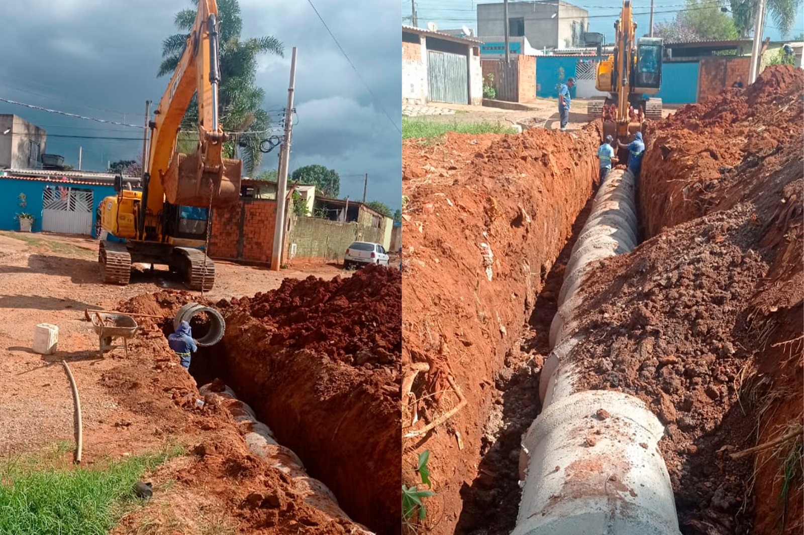 Prefeitura de Itararé (SP) realiza obras de contenção das enxurradas no Jardim Paulicéia