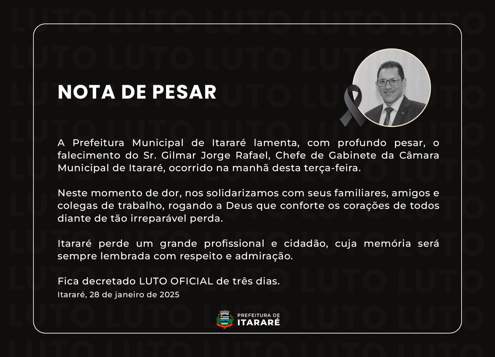 Nota de Pesar