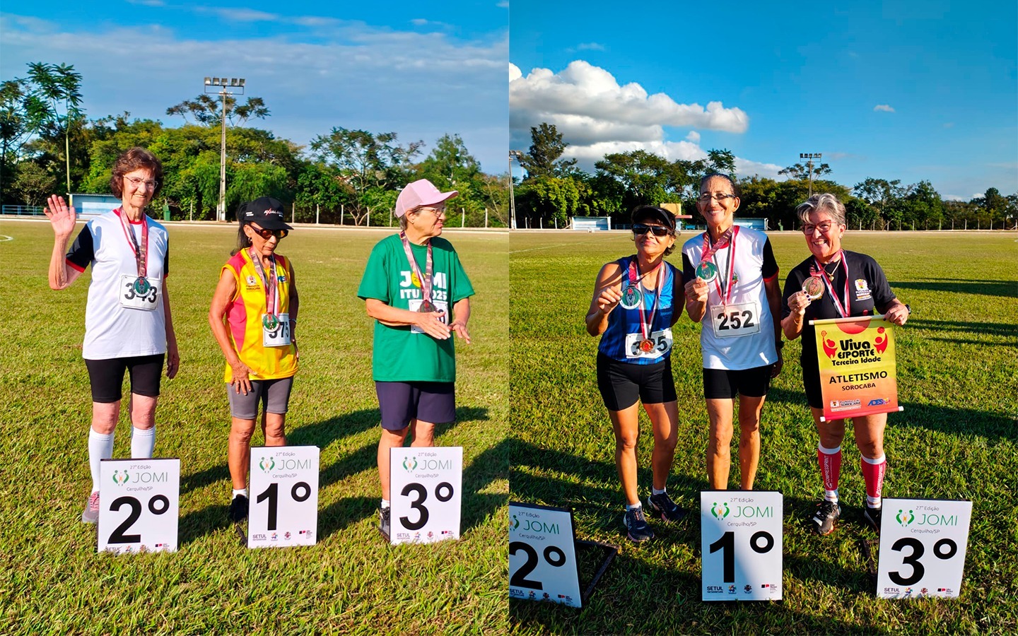 Itararé (SP) conquista três medalhas nos Jogos da Melhor Idade em Cerquilho (SP)