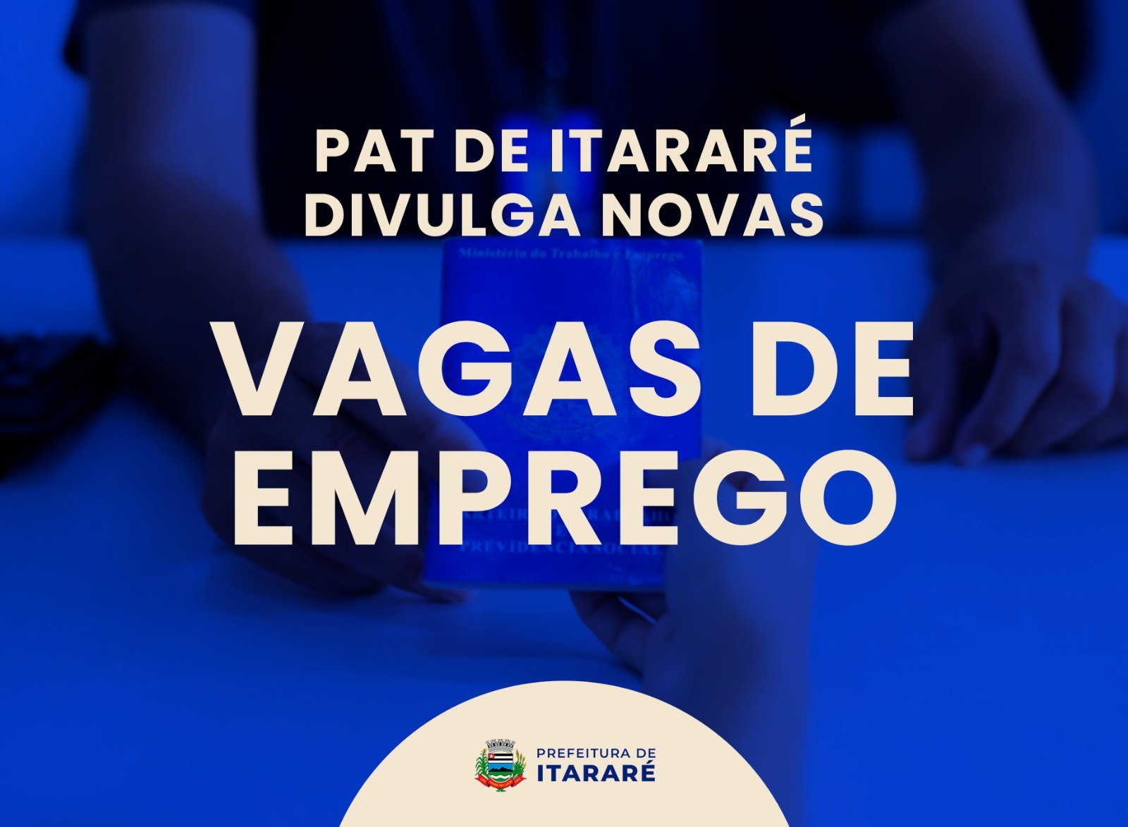 PAT de Itararé anuncia novas vagas para Servente Rural