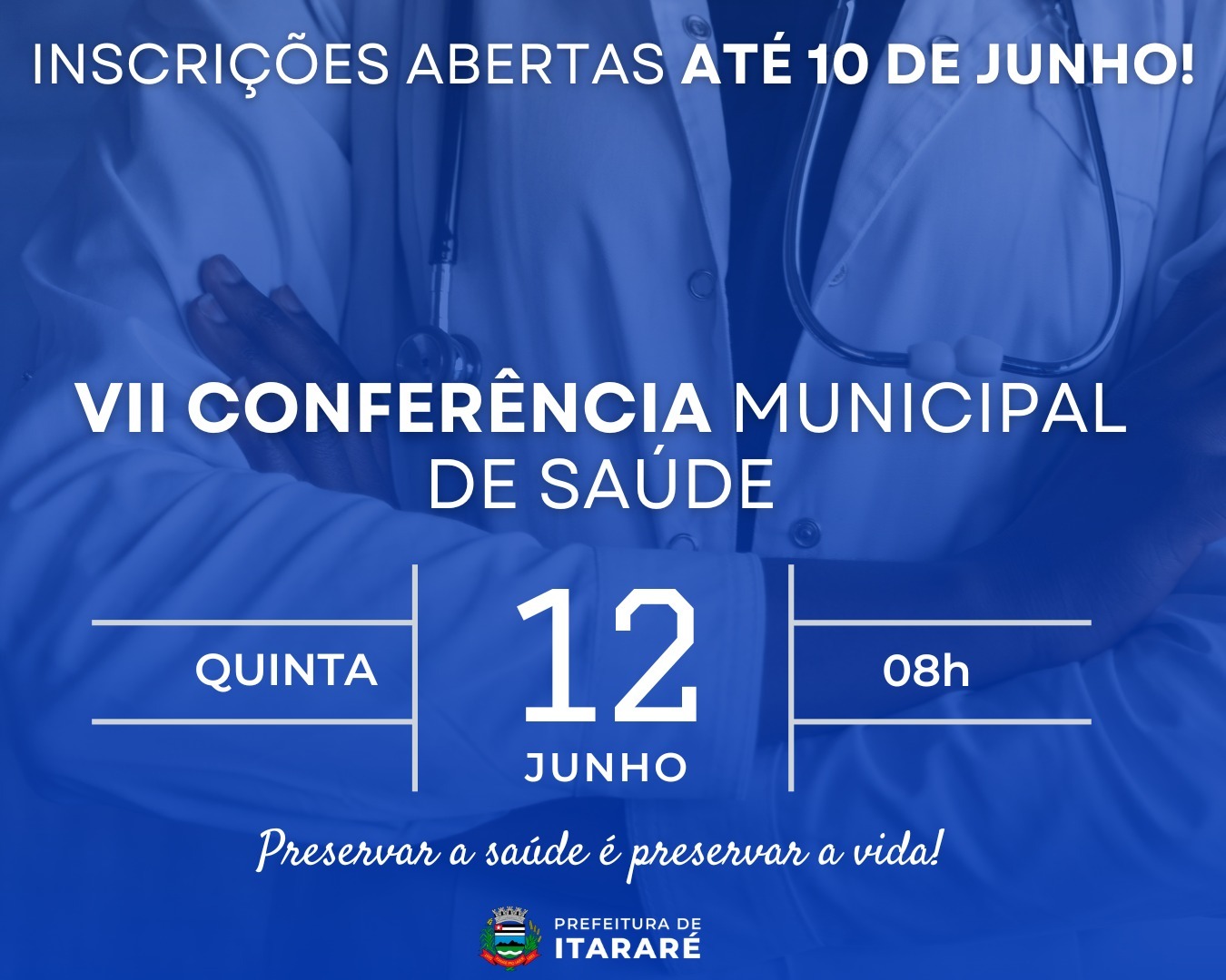 Itararé (SP) realiza VII Conferência Municipal de Saúde com foco na atenção primária e secundária do SUS