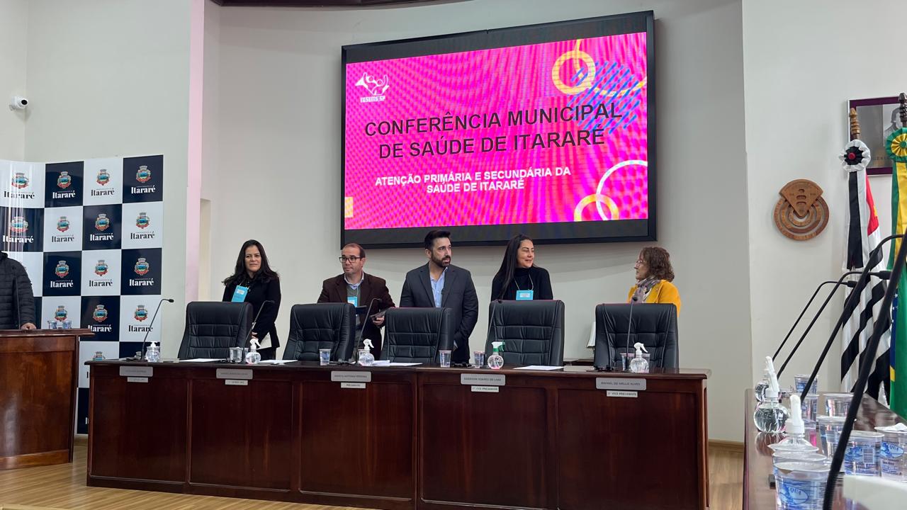 VII Conferência Municipal de Saúde é realizada na Câmara Municipal de Itararé (SP) com definição de 11 propostas