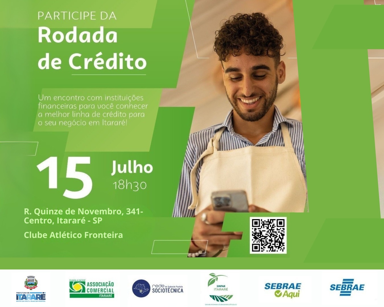 Prefeitura de Itararé (SP) e Sebrae promovem Rodada de Crédito para empreendedores