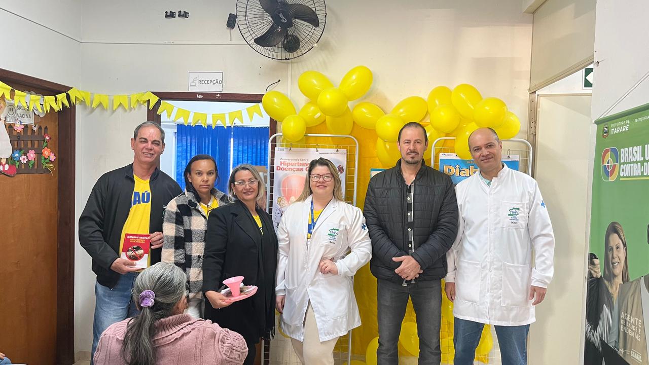 Itararé (SP) dá continuidade à campanha Julho Amarelo com ações educativas na Unidade de Saúde da Vila Osório