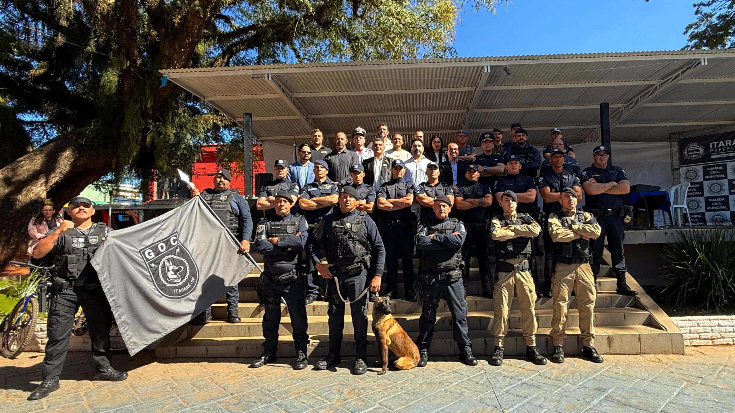 Itararé (SP) celebra formatura do 1º Curso Tático do GOC e os 23 anos da Guarda Civil Municipal