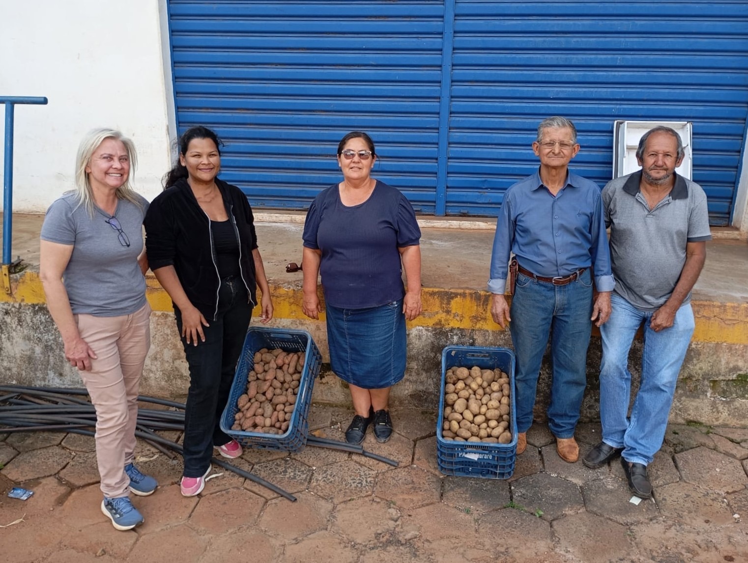 Entidades assistenciais de Itararé (SP) recebem mais de uma tonelada de batatas do Instituto IAC
