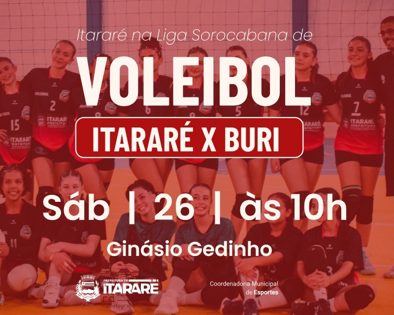 Atletas de Itararé (SP) disputam mais uma rodada da Liga Sorocabana de Voleibol