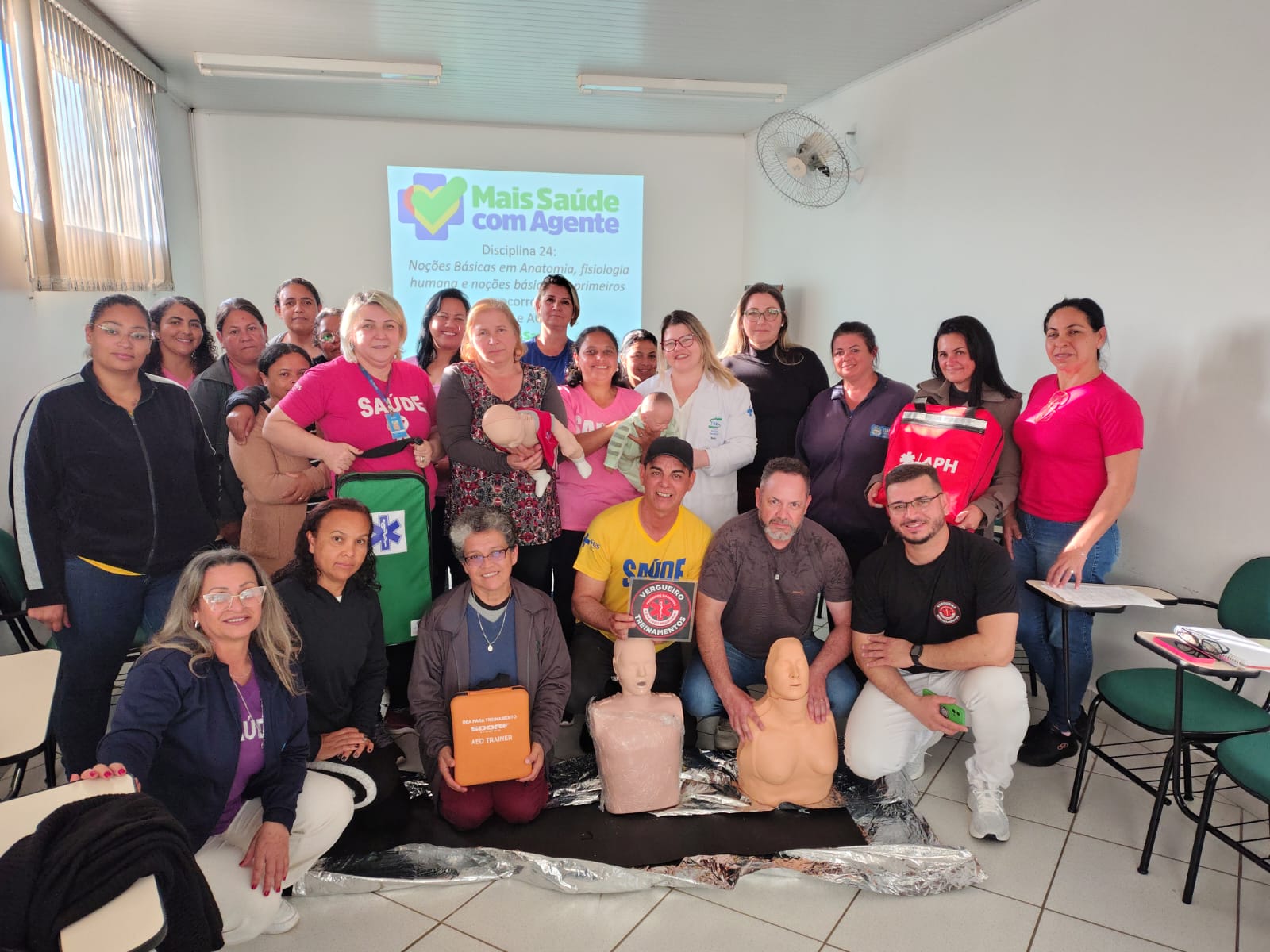 Prefeitura de Itararé (SP) promove capacitação em primeiros socorros para alunos do curso Saúde com Agente