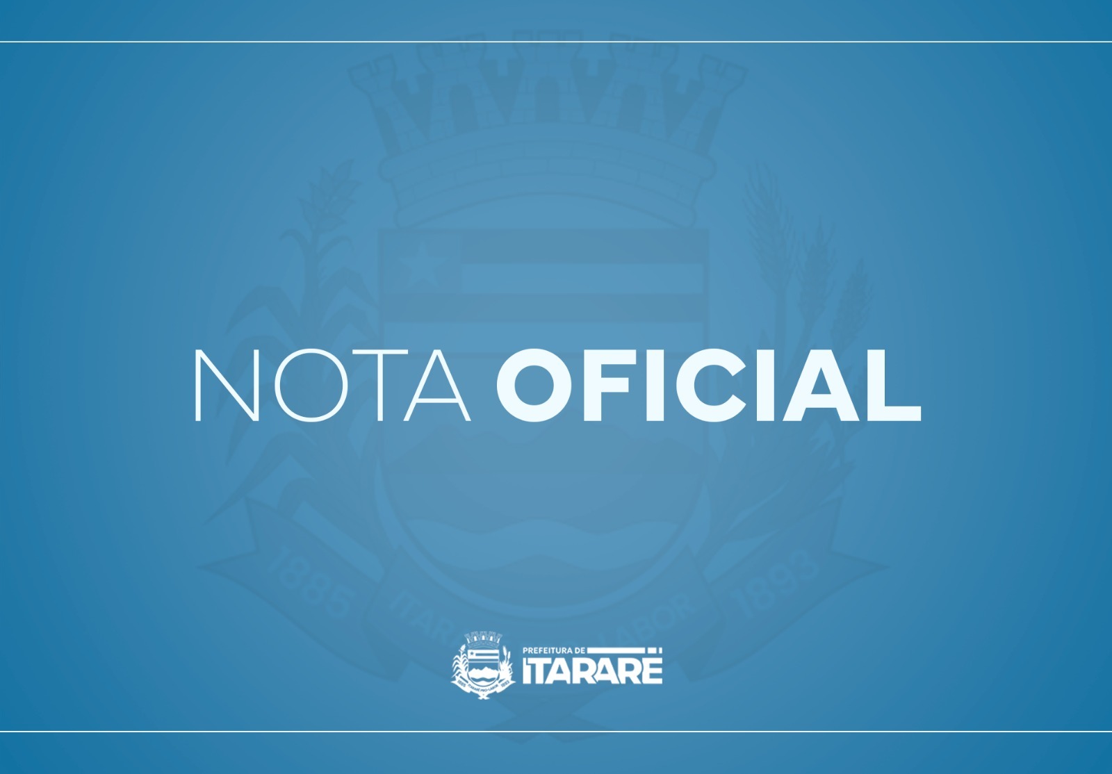 NOTA OFICIAL -Secretaria Municipal de Educação