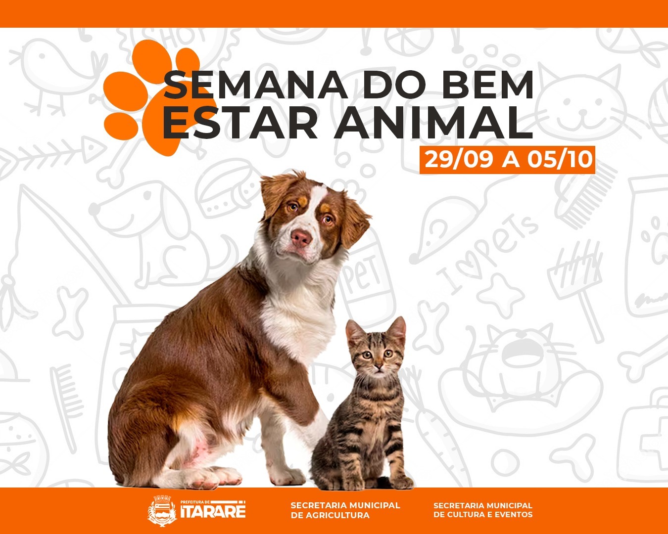 Prefeitura de Itararé (SP) promove Semana do Bem-Estar Animal