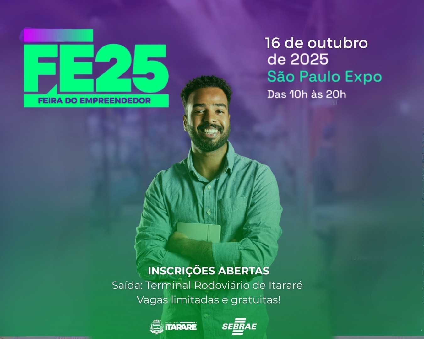 Prefeitura de Itararé (SP) e Sebrae levam empreendedores para a Feira do Empreendedor 2025