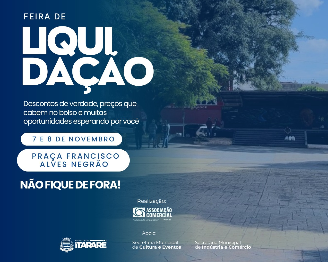 Feira de Liquidação 2025 promete movimentar o comércio local em Itararé (SP)