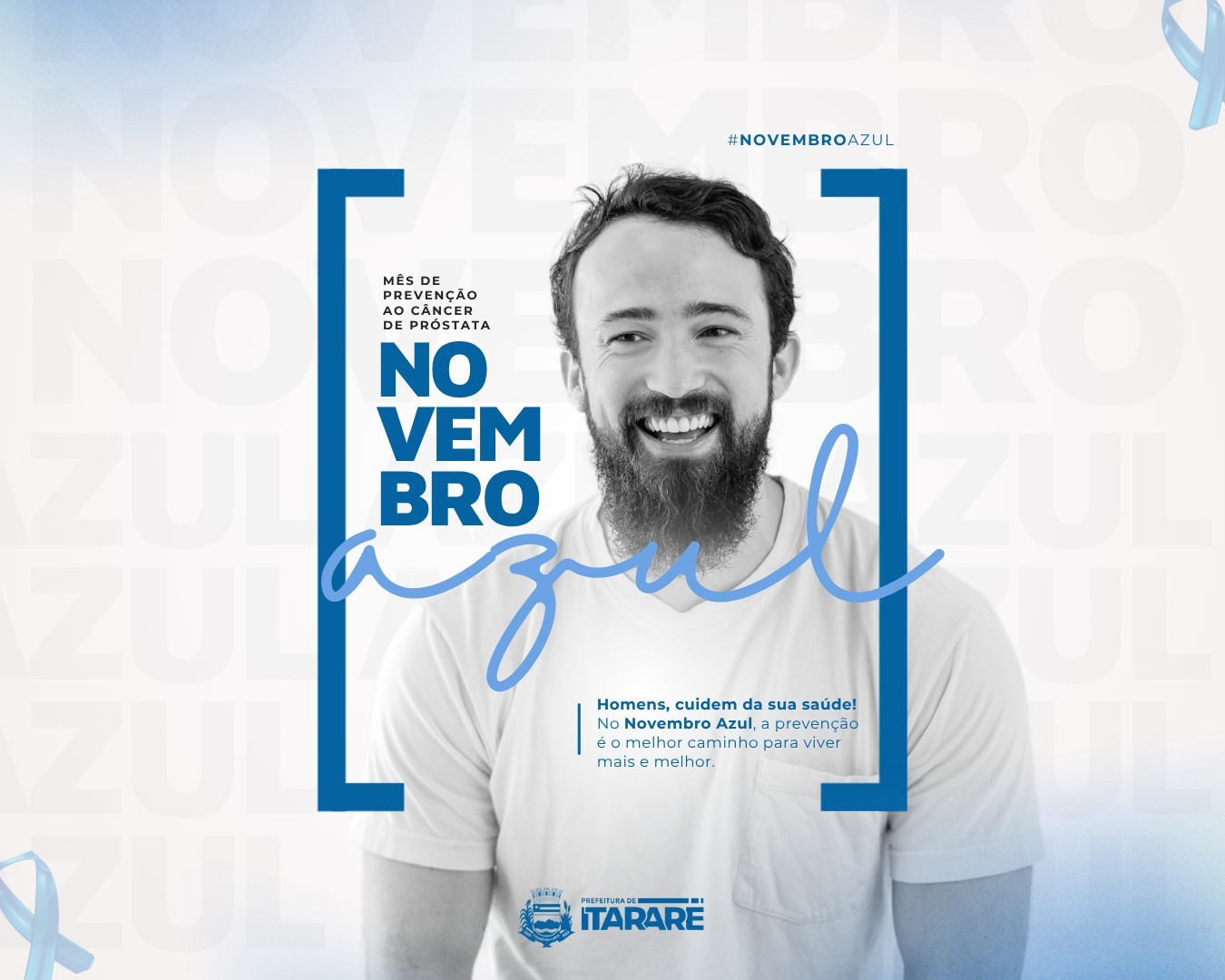 Prefeitura de Itararé (SP) intensifica ações do Novembro Azul e reforça a importância do autocuidado masculino