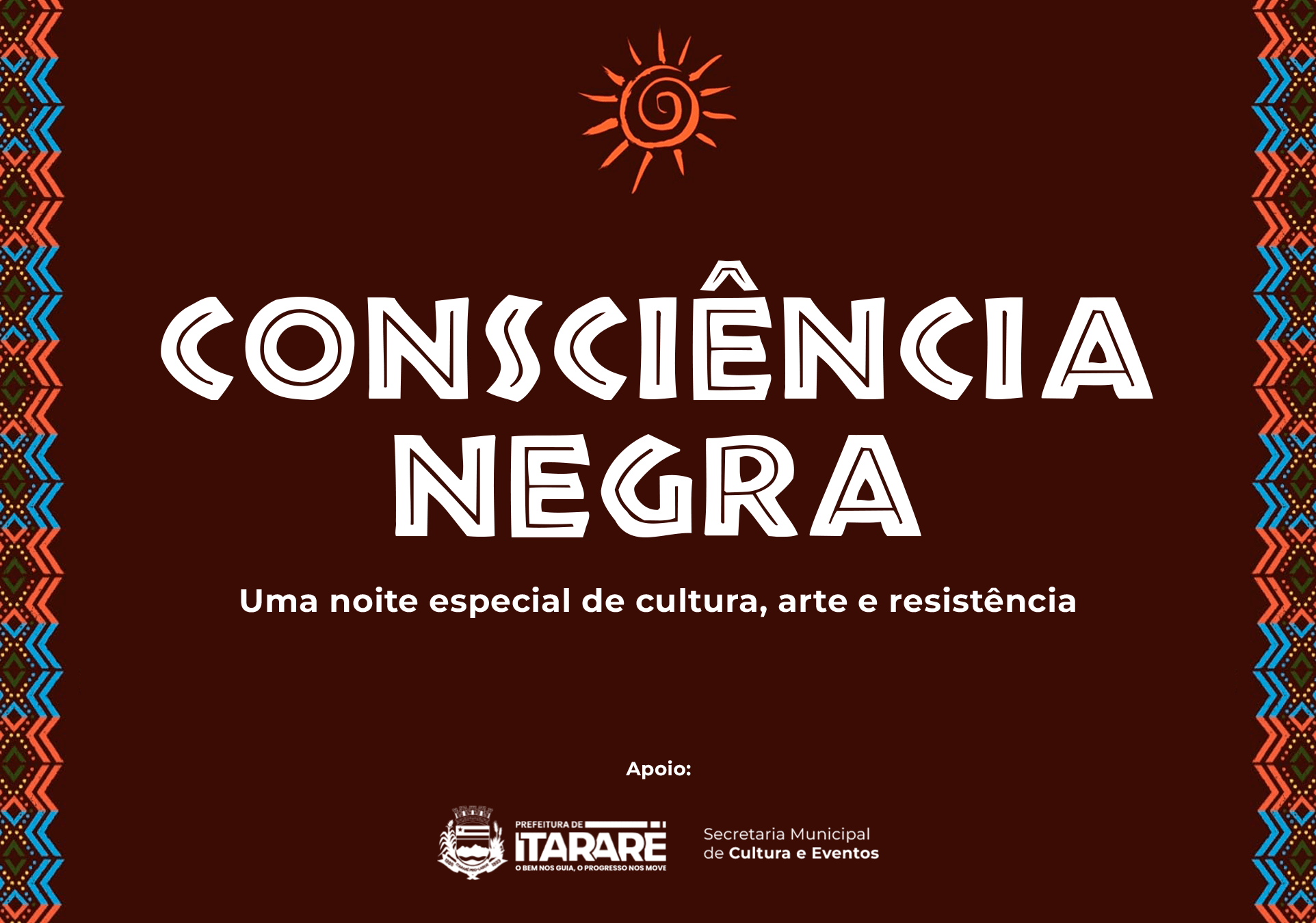 Itararé (SP) celebra o Dia da Consciência Negra com ação cultural gratuita no Teatro Municipal Sylvio Machado