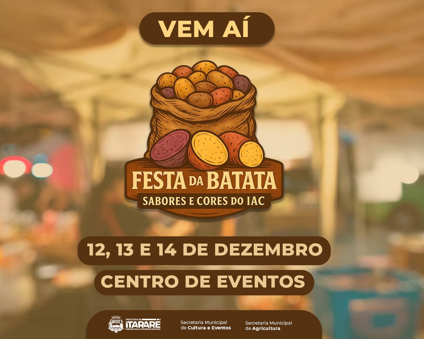 Prefeitura de Itararé (SP) realiza a 1ª Festa da Batata em parceria com entidades sociais