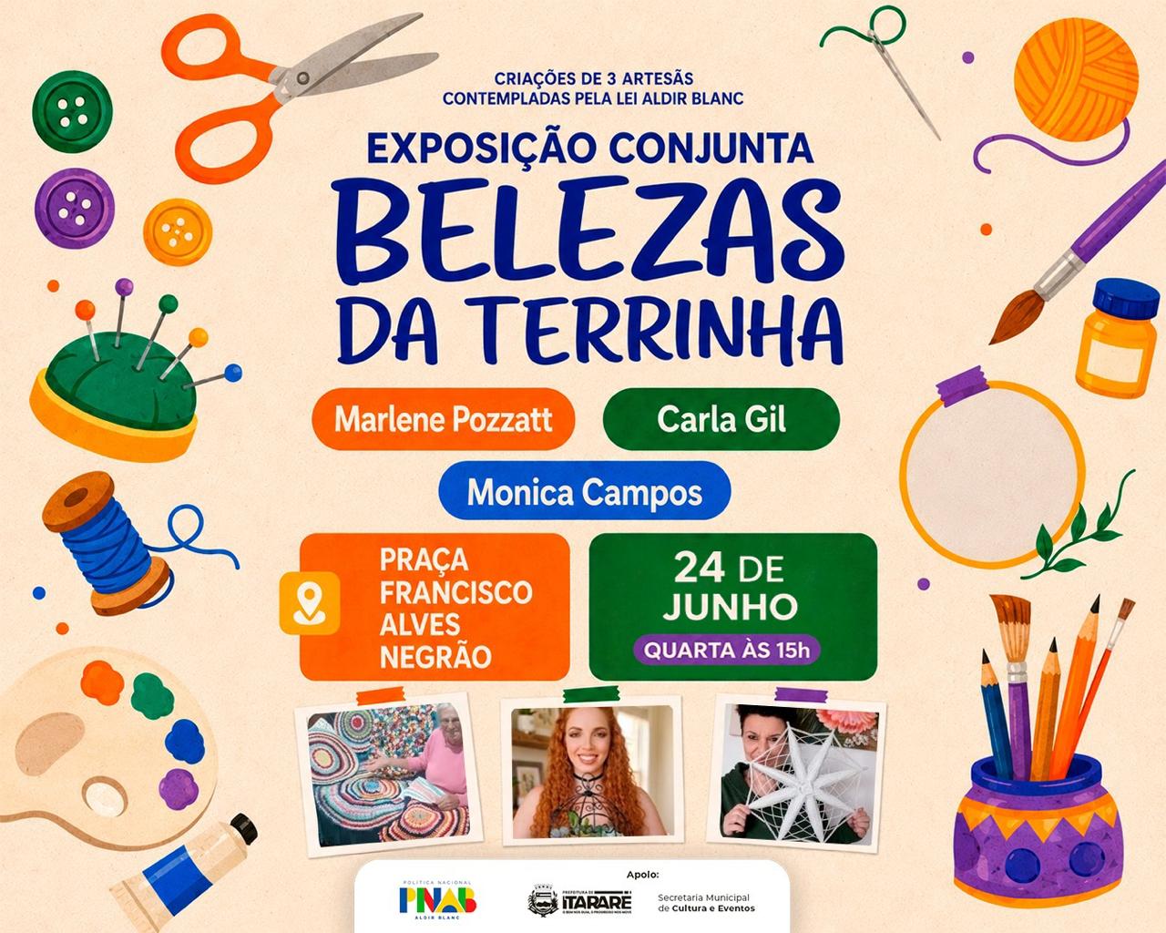 Prefeitura de Itararé divulga exposição Belezas da Terrinha nesta quarta-feira (24)