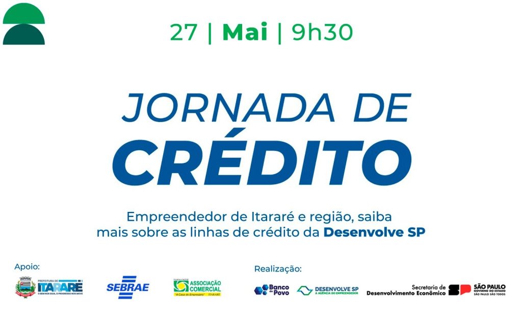 Prefeitura de Itararé promove Jornada de Crédito da Desenvolve SP em parceria com Sebrae e Associação Comercial
