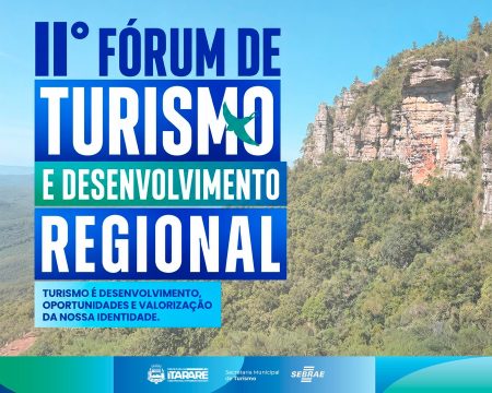 Prefeitura divulga programação completa do II Fórum de Turismo de Itararé