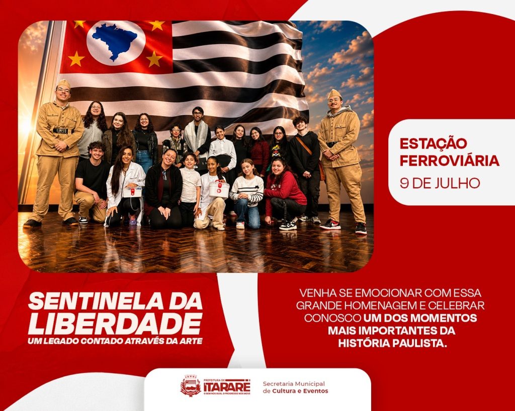 Prefeitura de Itararé estreia espetáculo teatral sobre a Revolução Constitucionalista durante as comemorações do 9 de Julho