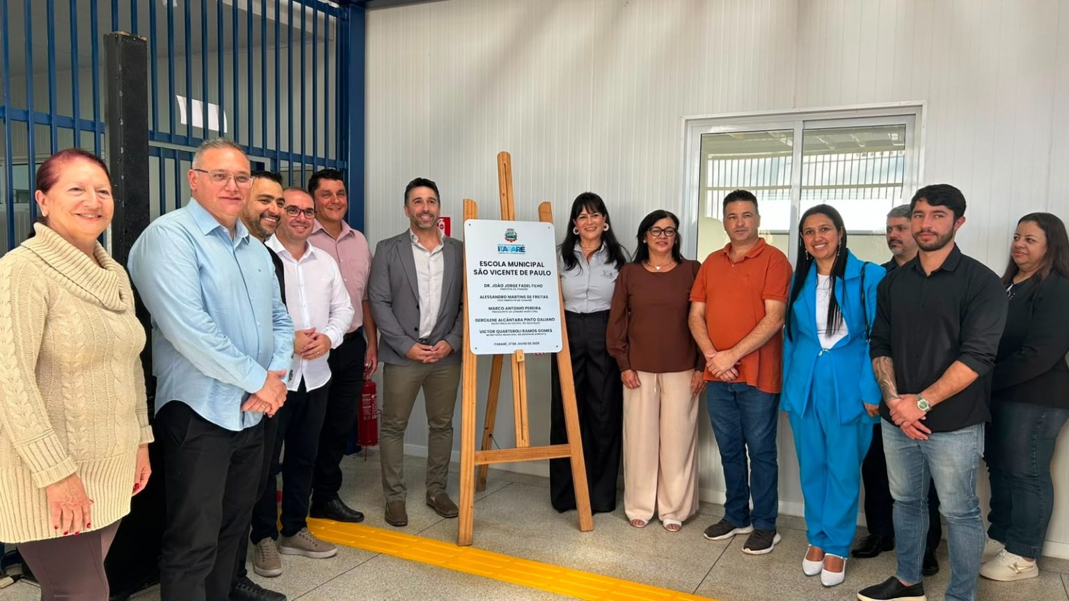 Prefeitura de Itararé inaugura nova sede da Escola Municipal São Vicente de Paulo