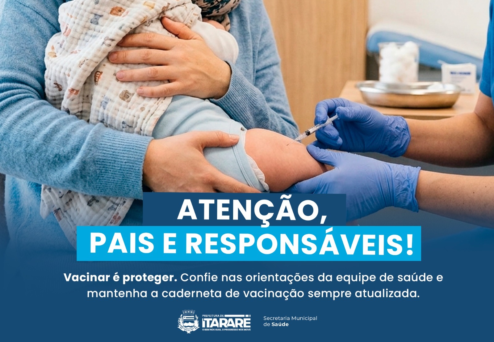 Prefeitura de Itararé esclarece critérios para aplicação da vacina Pneumocócica 20-valente nas unidades de saúde