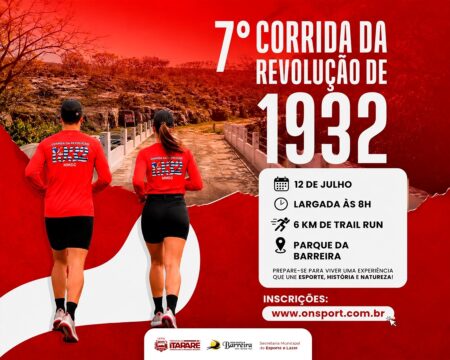 7ª Corrida da Revolução de 1932 une esporte, história e natureza em Itararé 7ª Corrida da Revolução de 1932 une esporte, história e natureza em Itararé