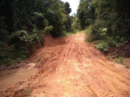 Agricultura de Itararé (SP) reconstrói passagem de riacho na Fazenda Canãa