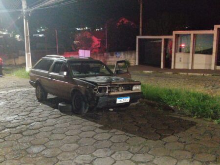 Após ter carro queimado, homem é preso em flagrante pela GCM de Itararé (SP) por embriaguez ao volante