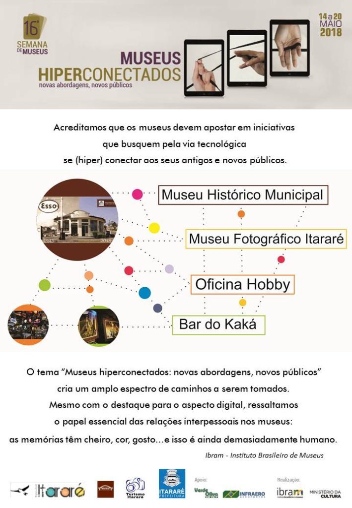 Com atração inédita, Itararé (SP) participa da 16ª Semana de Museus