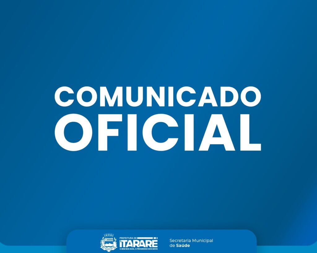 Comunicado Oficial Comunicado Oficial