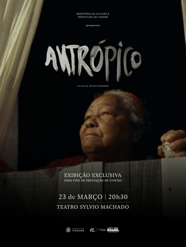Coordenadoria de Cultura de Itararé (SP) promove exibições exclusivas no Teatro Municipal Sylvio Machado