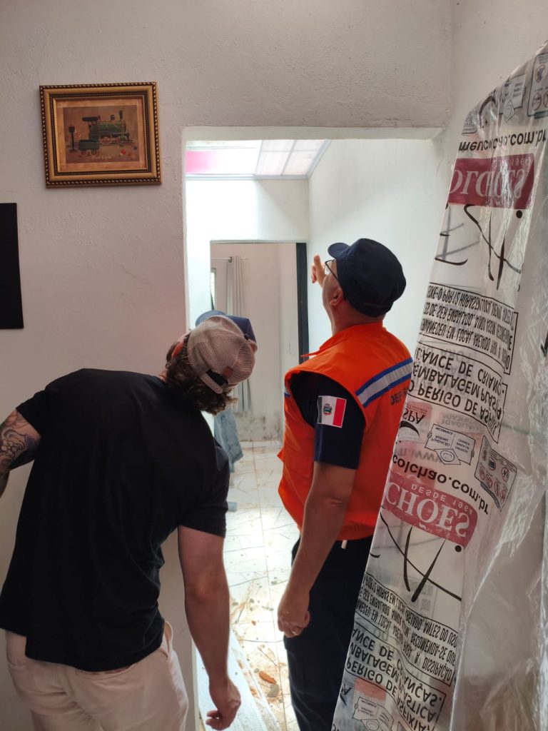 Defesa Civil de Itararé (SP) atua durante fortes chuvas provocadas por ciclone extratropical