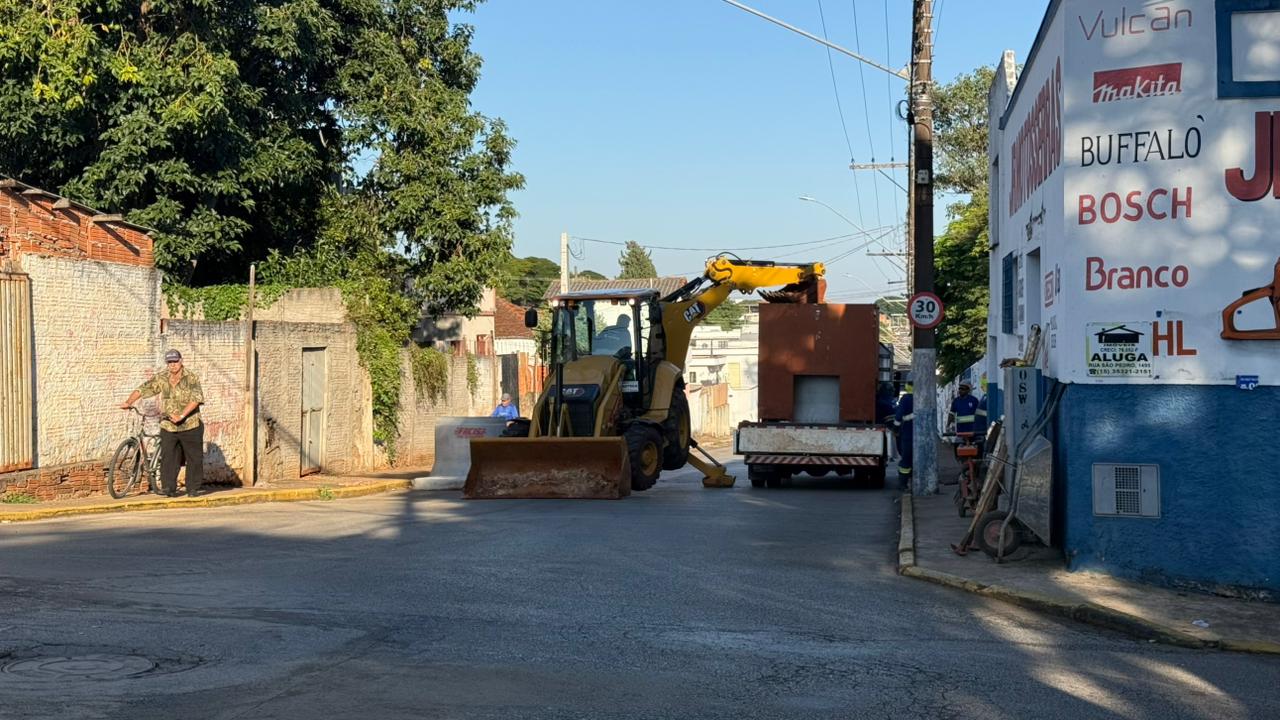 Demutran informa interdição de vias para obras da Sabesp