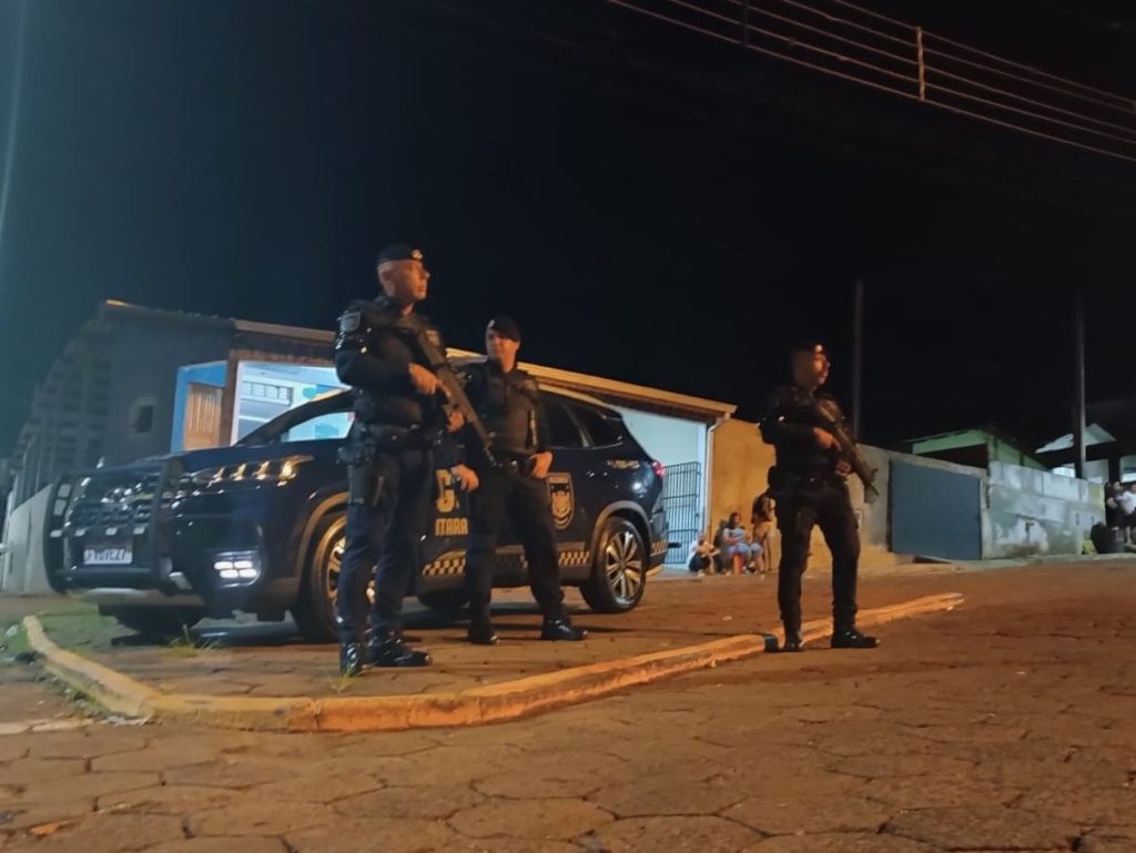Em apoio à Polícia Militar, GCM de Itararé (SP) participa de Operação Saturação