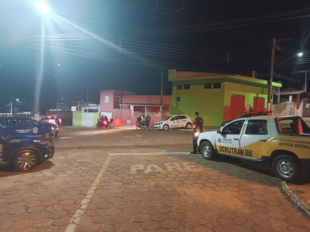 Em apoio à Polícia Militar, GCM de Itararé (SP) participa de Operação Saturação