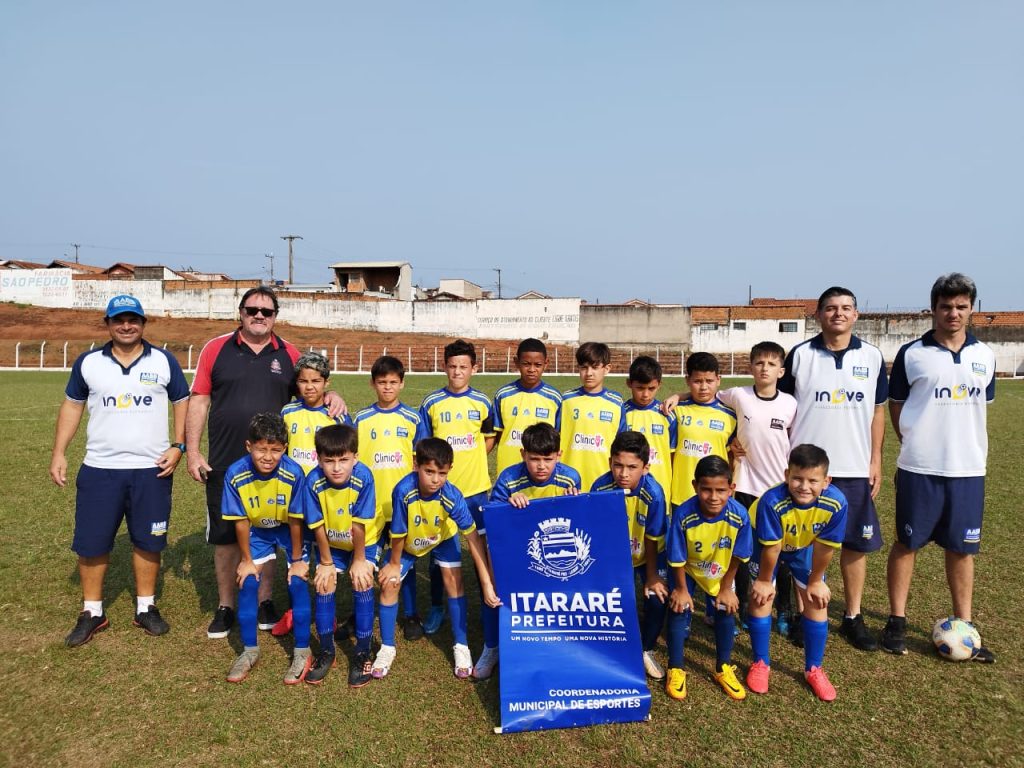Equipe sub-13 de Itararé (SP) vence de goleada e segue para a próxima rodada da fase sub-regional do 50ª Campeonato de Futebol de Campo Professor José Astophi