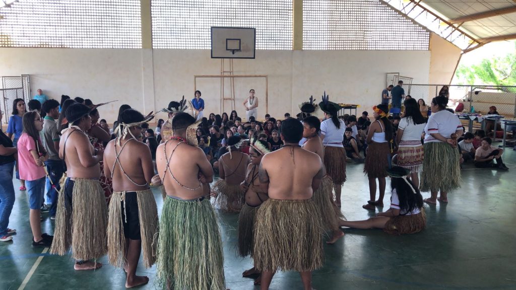 Escola Municipal PEI Juracy Martins de Itararé (SP) promove encontro com indígenas da Aldeia Tekoá Porã