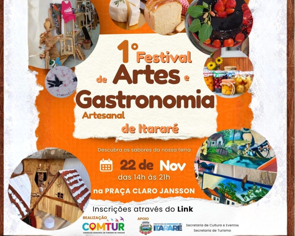 Festival Gastronômico de Itararé (SP) vai celebrar os sabores e tradições da cidade