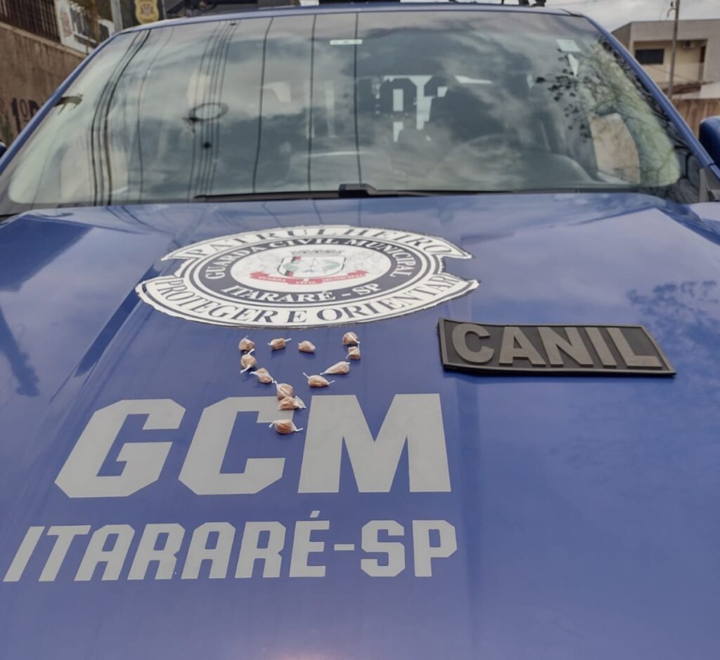 GCM de Itararé (SP) apreende 12 pedras de crack na Vila Novo Horizonte