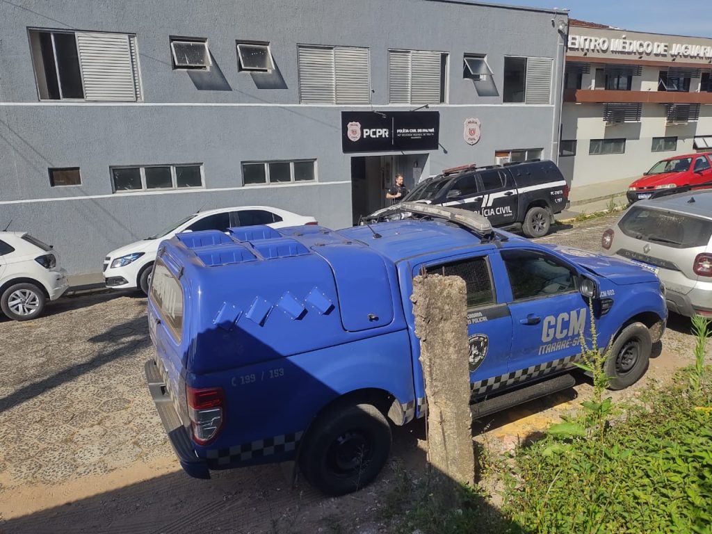 GCM de Itararé (SP) presta apoio à Polícia Civil em mandados de busca e apreensão em Jaguariaíva (PR)
