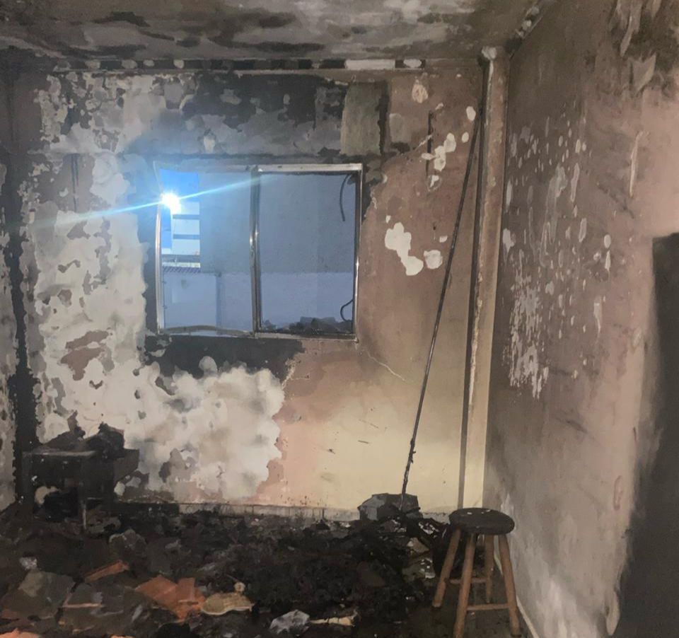 GCM de Itararé (SP) presta apoio ao Corpo de Bombeiros em incêndio predial