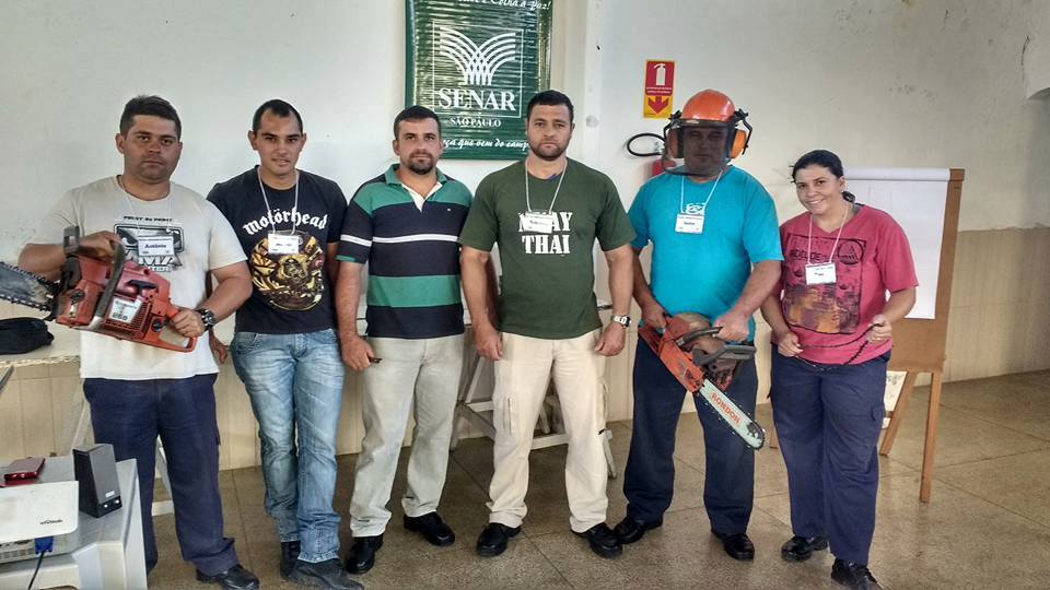 Guarda Civil Municipal participa de curso de Operador de Motosserra moto1
