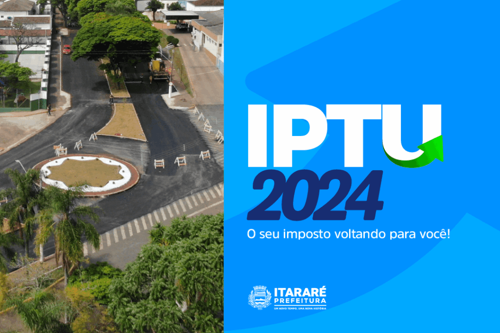 IPTU 2024 Digital: Carnês já estão disponíveis para impressão no site da Prefeitura de Itararé (SP) IPTU 2024 Digital: Carnês já estão disponíveis para impressão no site da Prefeitura de Itararé (SP)