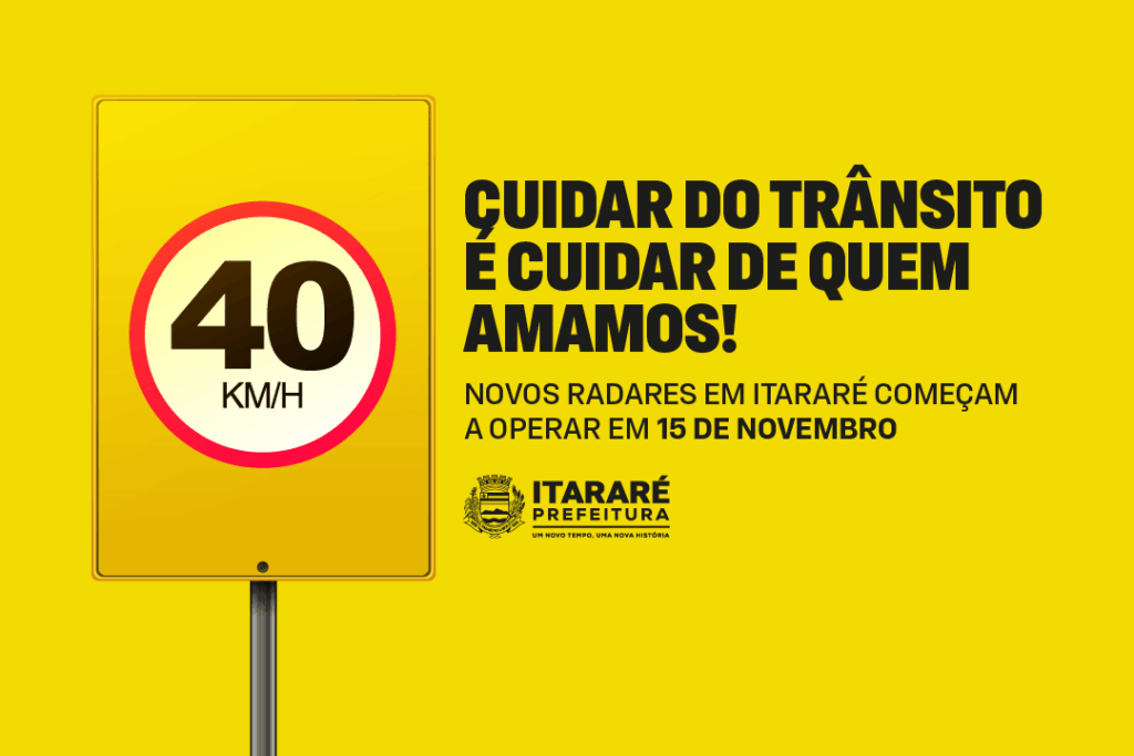 Itararé (SP) anuncia operação de radares para intensificar segurança em áreas de grande circulação de pessoas Itararé (SP) anuncia operação de radares para intensificar segurança em áreas de grande circulação de pessoas