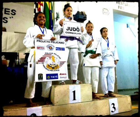 Judô de Itararé (SP) sobe ao pódios nove vezes no III Torneio do Projeto Goya Stefany Niepes 3º colocada.