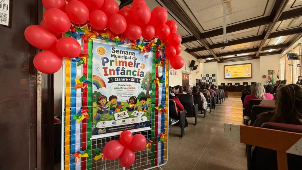 Palestra sobre Primeira Infância reúne educadores da rede municipal em Itararé Palestra sobre Primeira Infância reúne educadores da rede municipal em Itararé