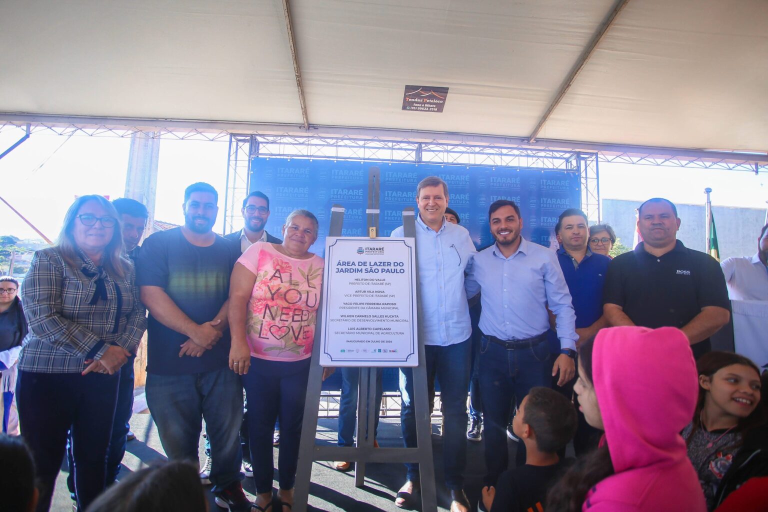 Prefeito de Itararé (SP) entrega mais de meio milhão em investimentos de infraestrutura e lazer para o Jardim São Paulo