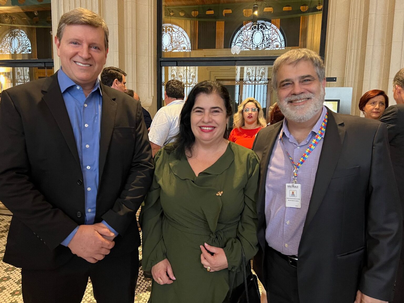 Prefeito de Itararé (SP), Heliton do Valle, participa de encontro com governador Tarcísio de Freitas e secretário estadual de Saúde, Eleuses Paiva